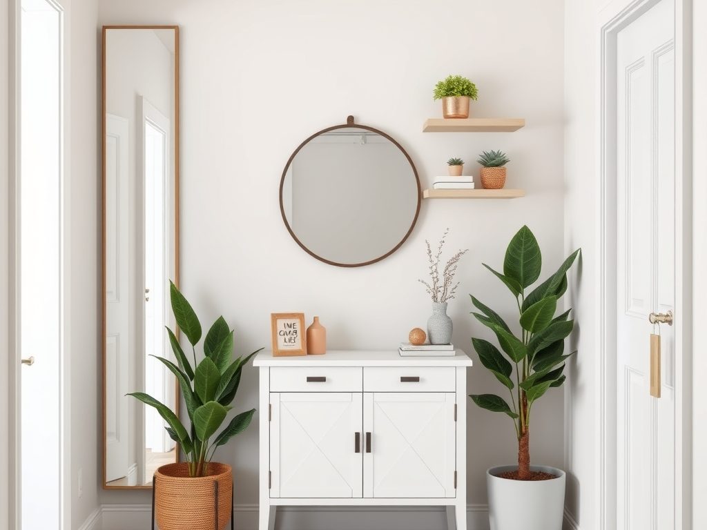 Dekoracje do małego przedpokoju: jak łączyć funkcjonalność z optycznym powiększeniem przestrzeni