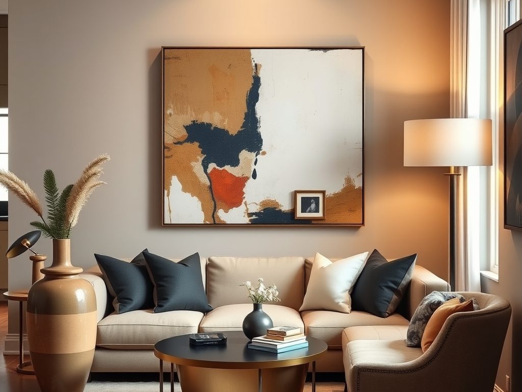 Duże dekoracje w małym mieszkaniu – kiedy dodają charakter, a kiedy przeszkadzają w aranżacji