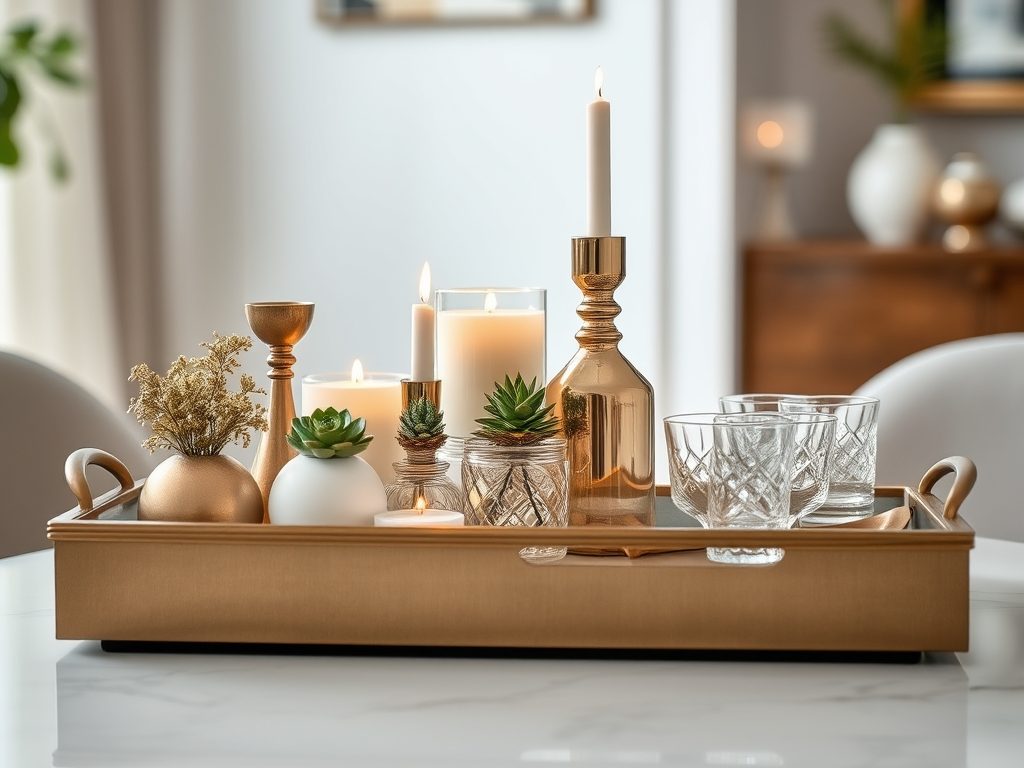 Taca dekoracyjna: jak łączyć funkcję praktyczną z efektowną aranżacją wnętrza