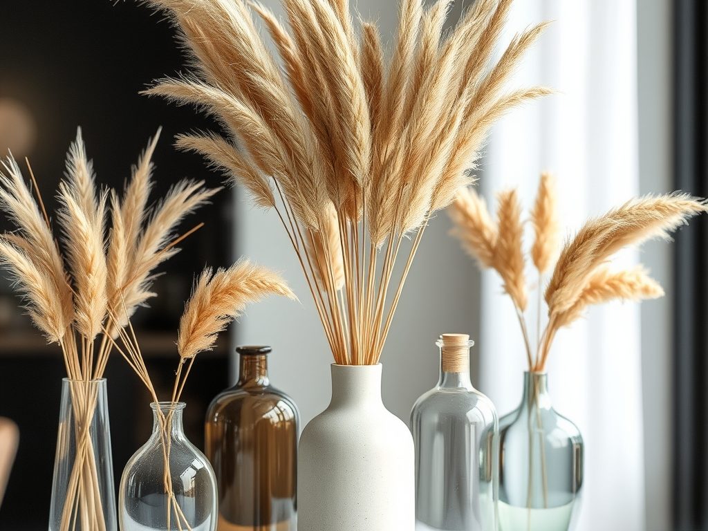 Jaki wazon najlepiej podkreśli naturalny urok suszonych traw i zapewni im stabilność w aranżacji wnętrza
