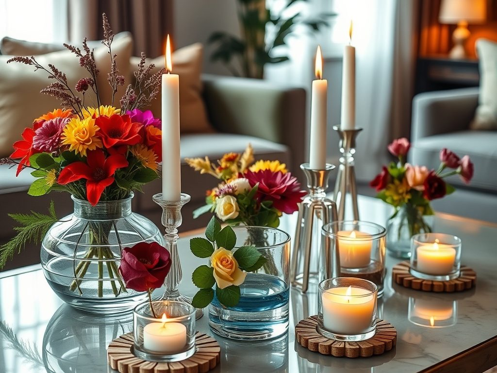 Dekoracje na stolik kawowy: jak łączyć styl, funkcjonalność i sezonowe akcenty w aranżacji wnętrza