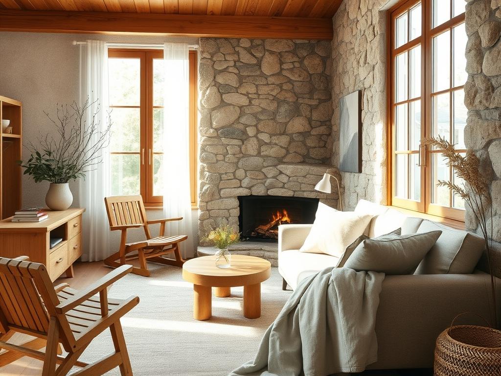 Naturalne materiały w dodatkach: jak łączyć drewno, kamień i len dla harmonii i trwałości wnętrza