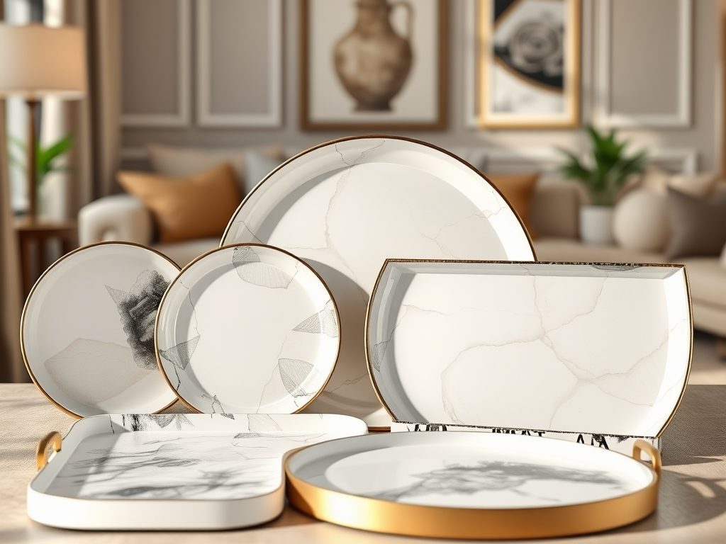 Jaki kształt tacki dekoracyjnej wybrać, by łączył funkcjonalność z aranżacją wnętrza