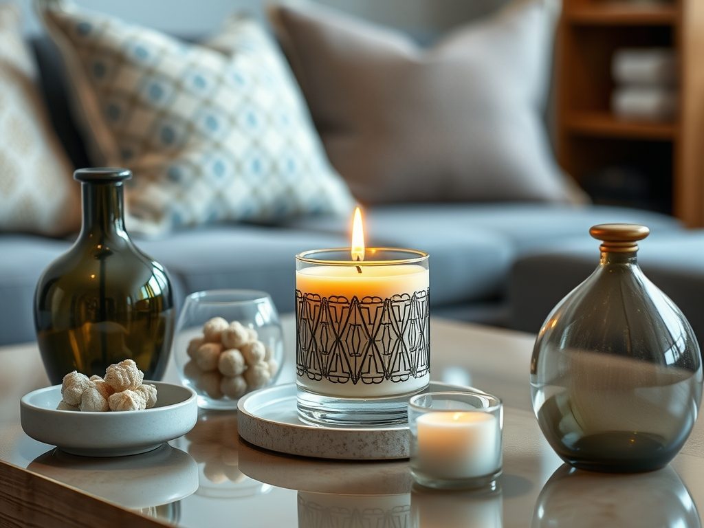 Świeca na stoliku kawowym: jak dopasować dekorację do stylu i zachować funkcjonalność