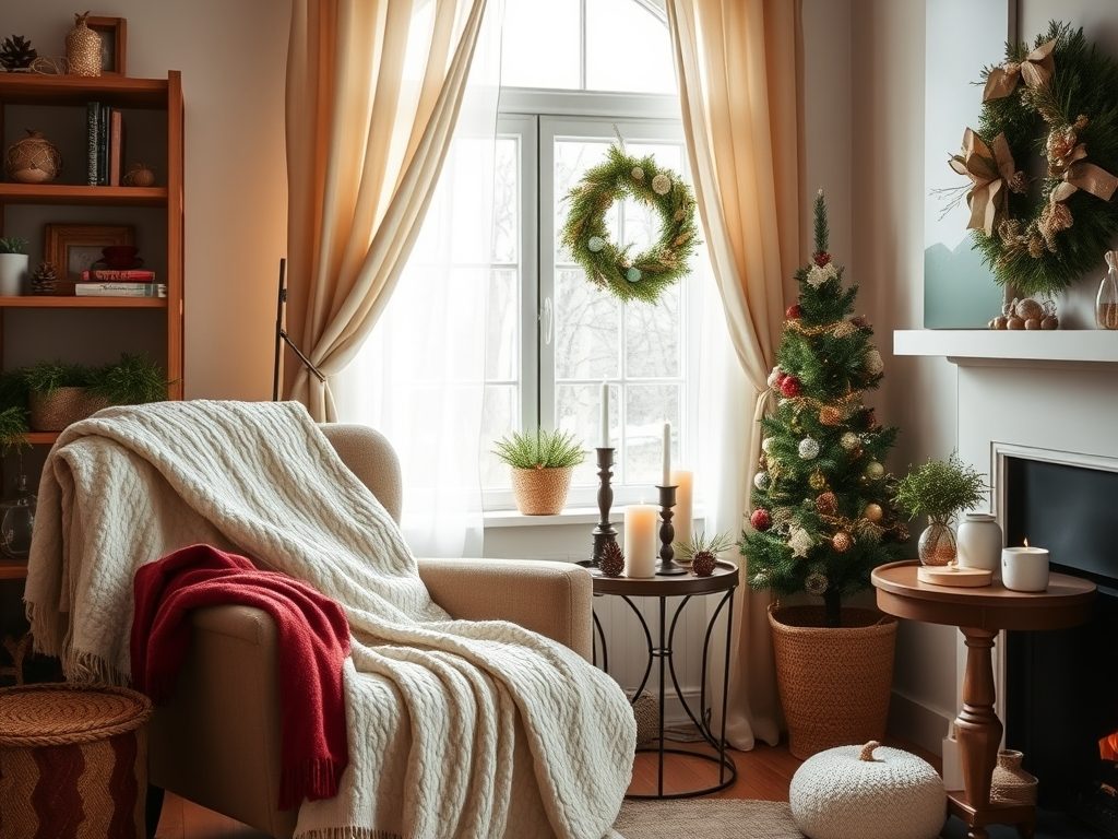 Dekoracje zimowe do domu bez świątecznego chaosu – jak stworzyć przytulną i uporządkowaną aranżację