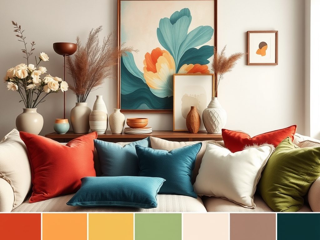 Jak dobrać kolor dodatków do wnętrza, by stworzyć harmonijną i funkcjonalną aranżację