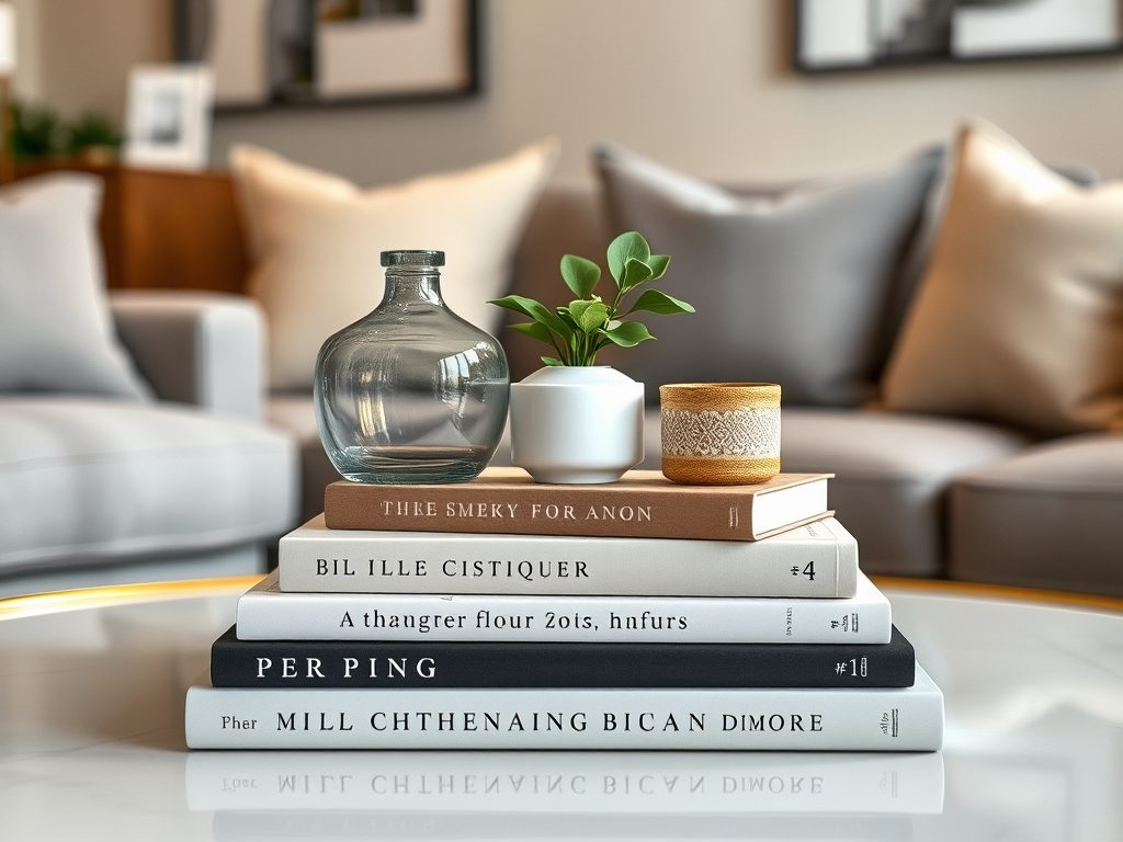 Zasada trzech na stoliku kawowym: jak stworzyć harmonijną i funkcjonalną aranżację