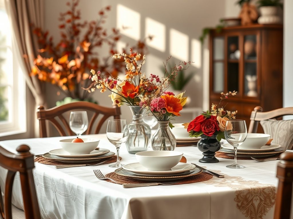 Codzienne dekoracje stołu jadalnianego: jak łączyć estetykę z funkcjonalnością i sezonowym klimatem