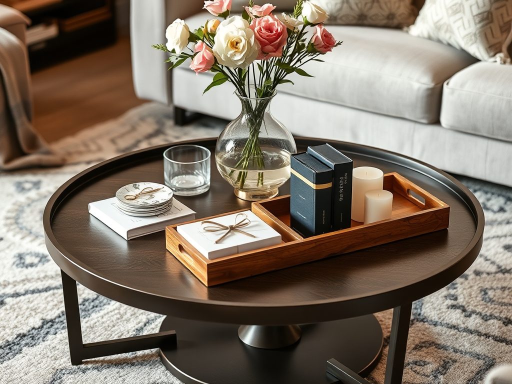 Jak stworzyć stylowe i funkcjonalne dekoracje na okrągły stolik kawowy – inspiracje i praktyczne porady