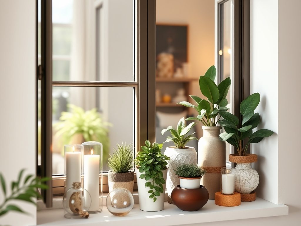 Dekoracje na parapet w salonie i sypialni – jak łączyć styl z funkcjonalnością dla przytulnej aranżacji