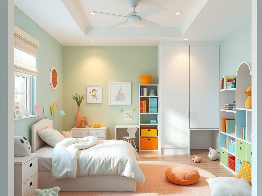 Strefy w pokoju dziecka: jak zorganizować przestrzeń snu, nauki i zabawy dla komfortu i bezpieczeństwa
