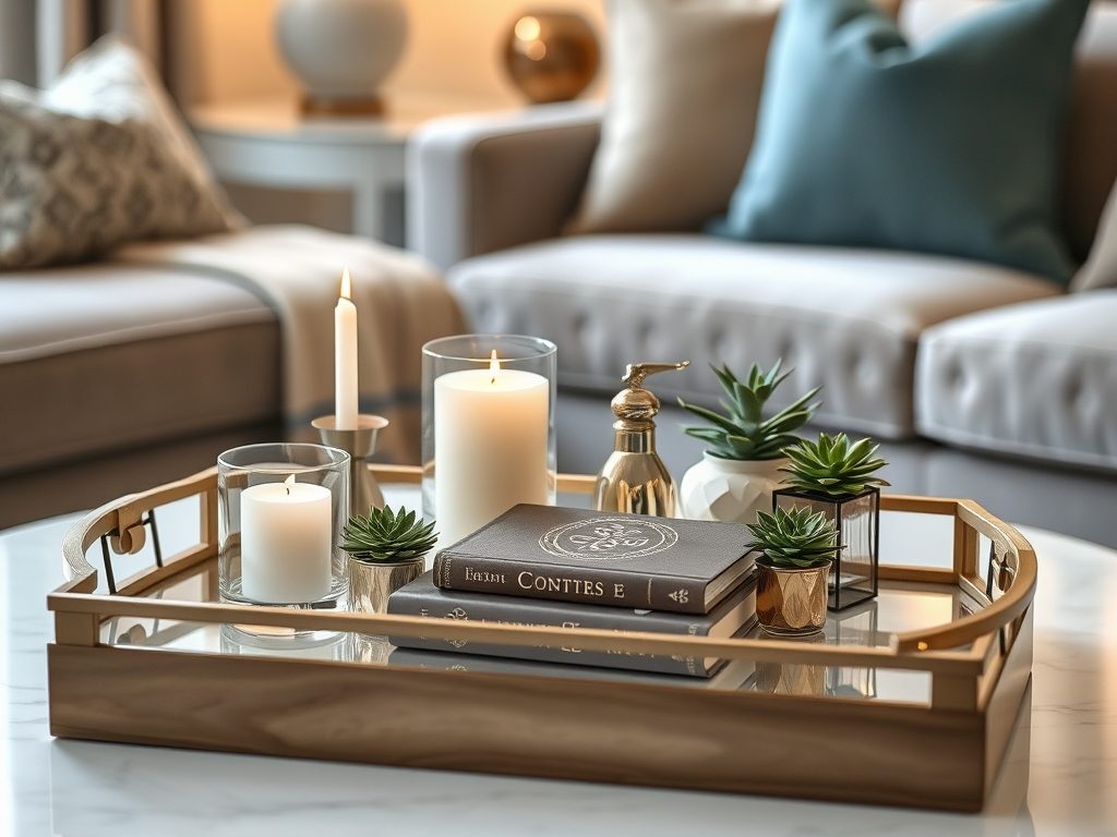Tacka dekoracyjna na stoliku kawowym: jak łączyć styl z funkcjonalnością i porządkiem