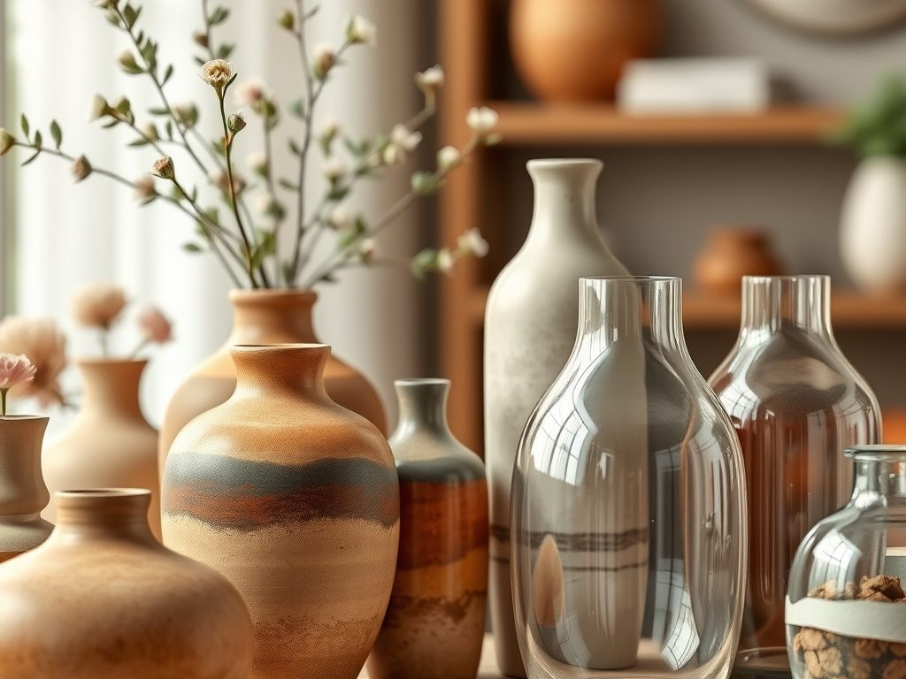 Wazony ceramiczne czy szklane – jak dobrać materiał do stylu i funkcji wnętrza?